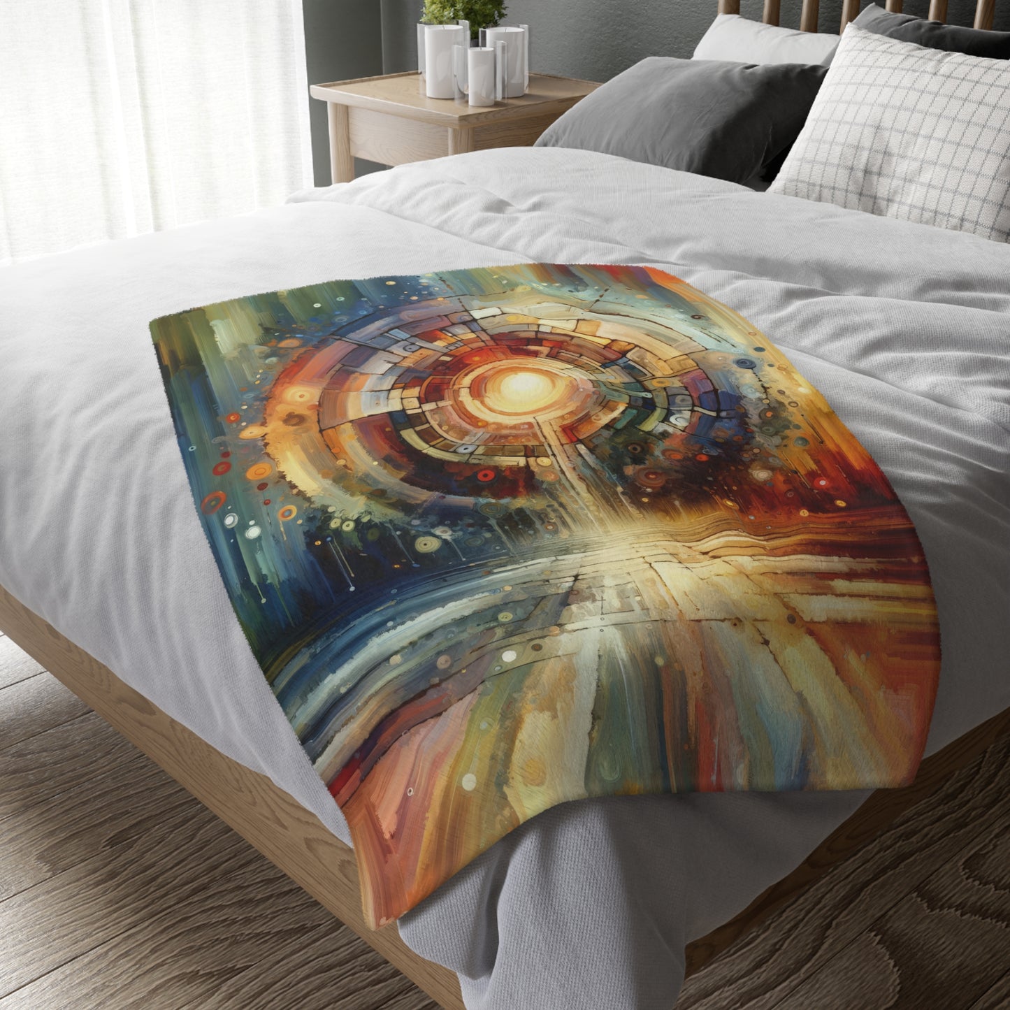 Majestic Quest Aura Velveteen Microfiber Blanket (Two-sided print)