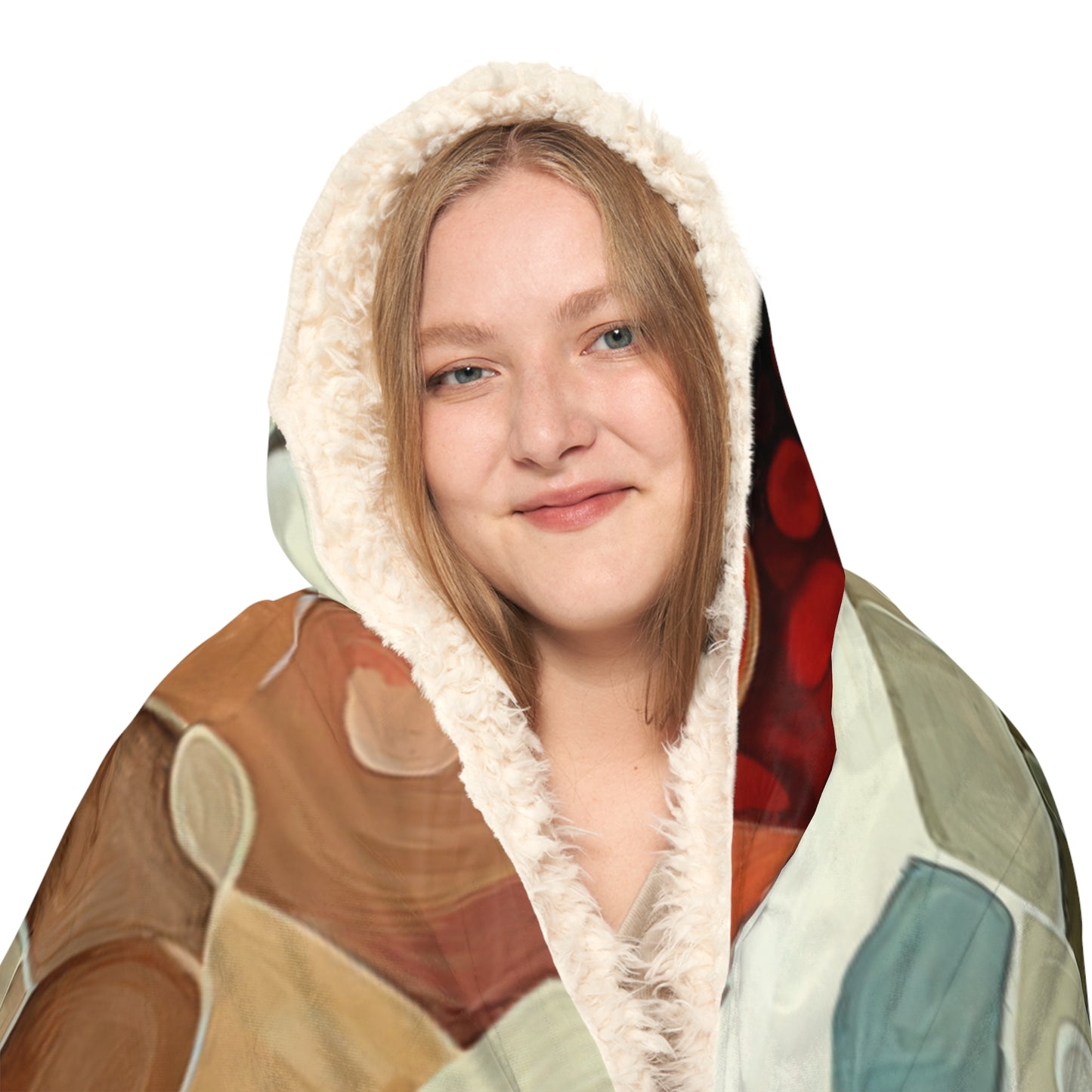 Elderly Unity Tachism Snuggle Blanket