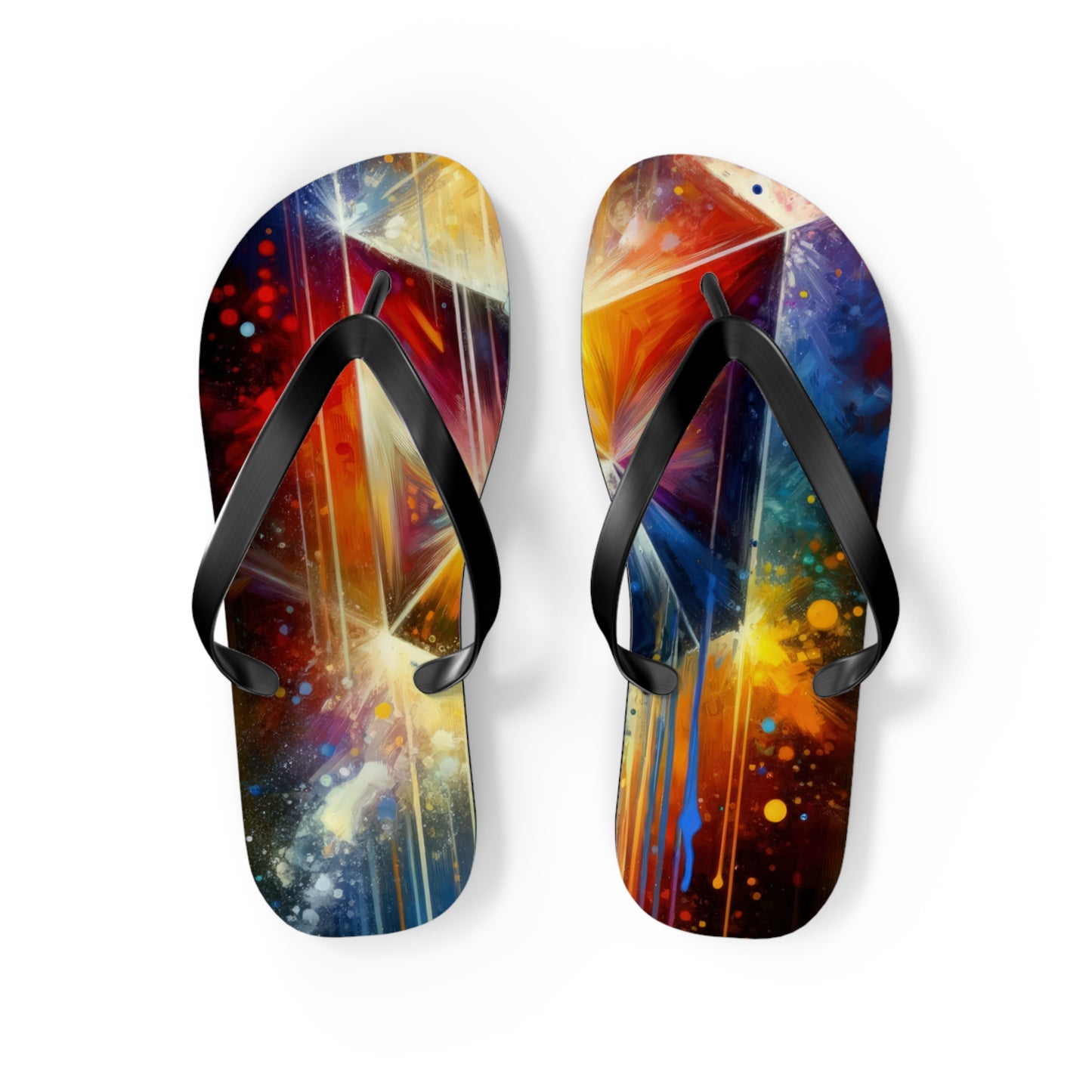 Prismatic Light Spectrum Flip Flops