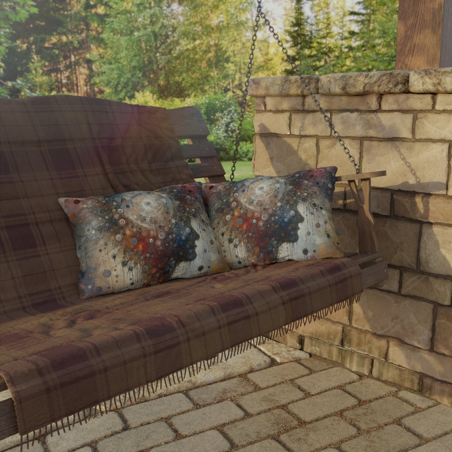 Shared Existence Solace Outdoor Pillows
