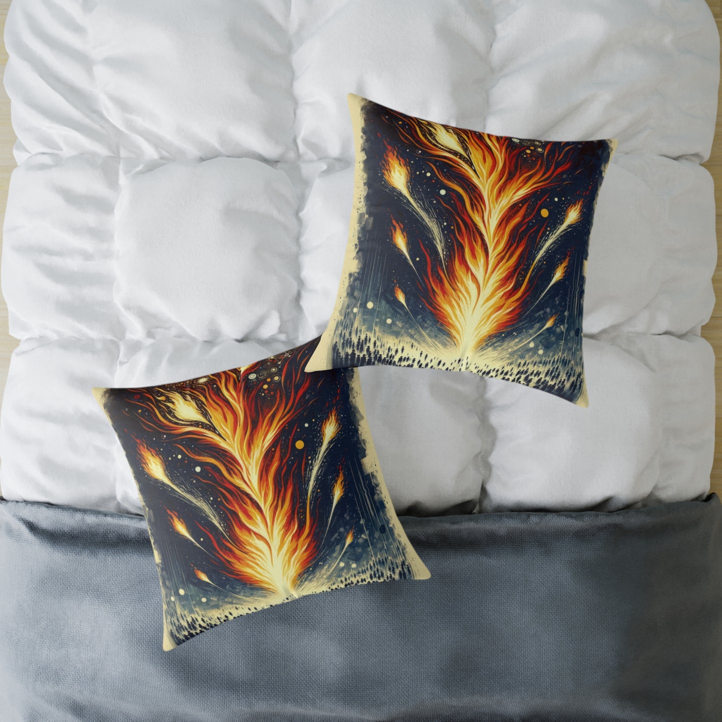 Ignition Change Catalyst Spun Polyester Pillow