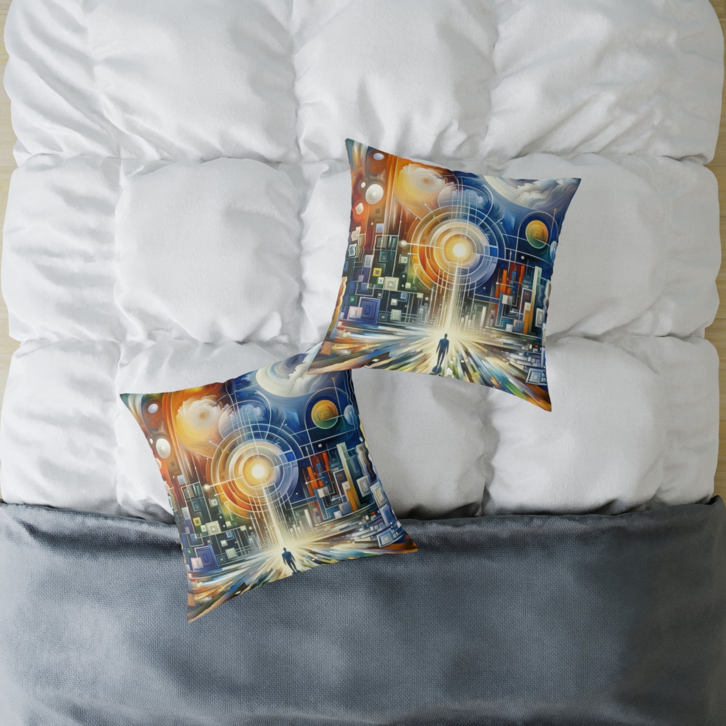 Mindful Megabyte Convergence Spun Polyester Pillow