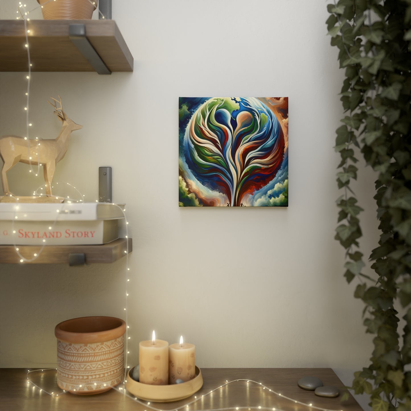 Interconnected Earth Advocates Canvas Photo Tile