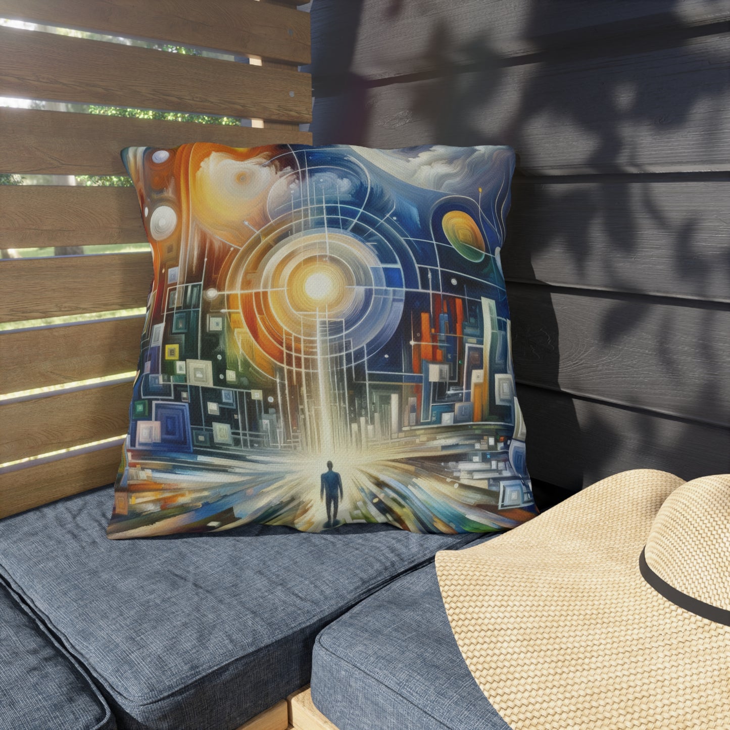 Mindful Megabyte Convergence Outdoor Pillows