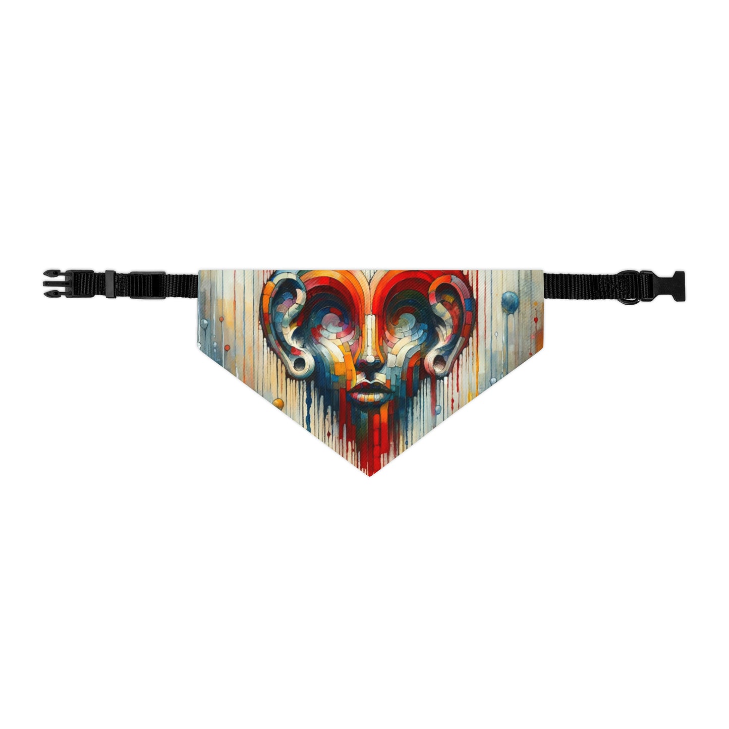 Ears Heart Expression Pet Bandana Collar