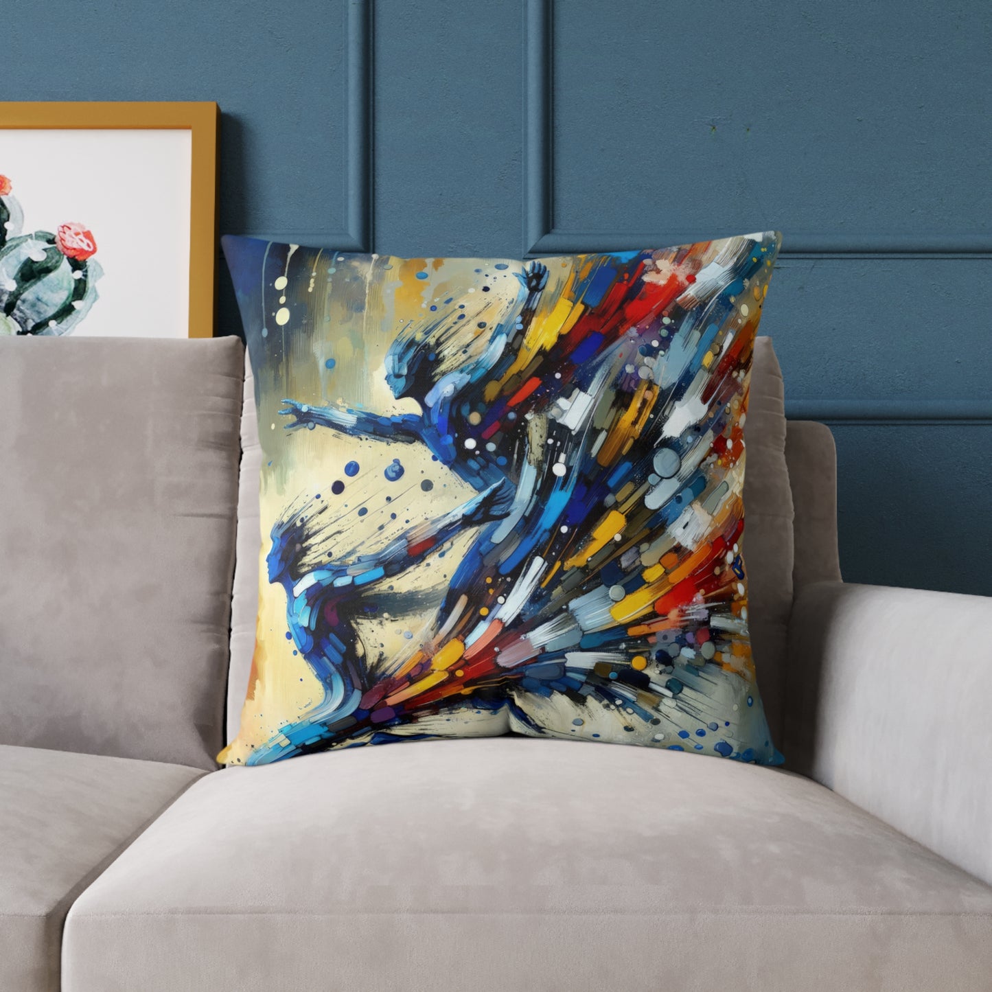 Empowering Mastery Cascade Spun Polyester Pillow