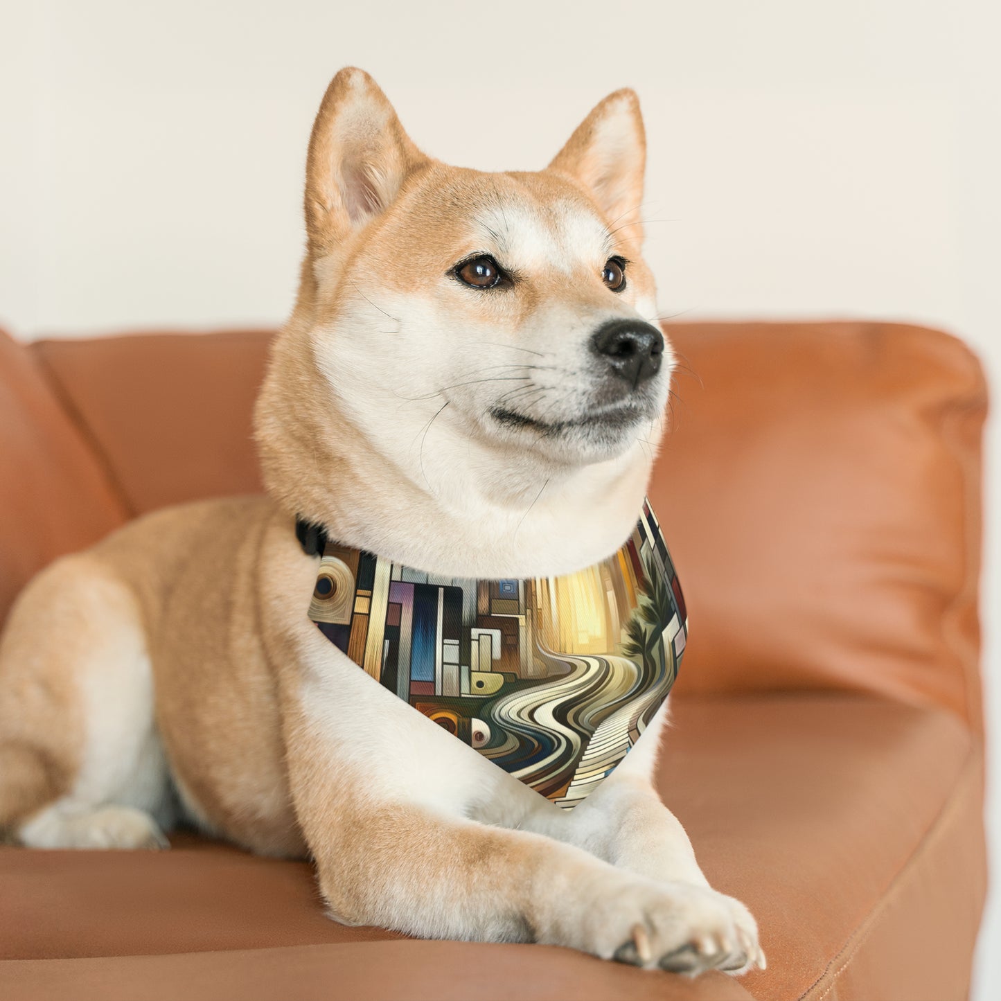 Relatable Journey Abstraction Pet Bandana Collar