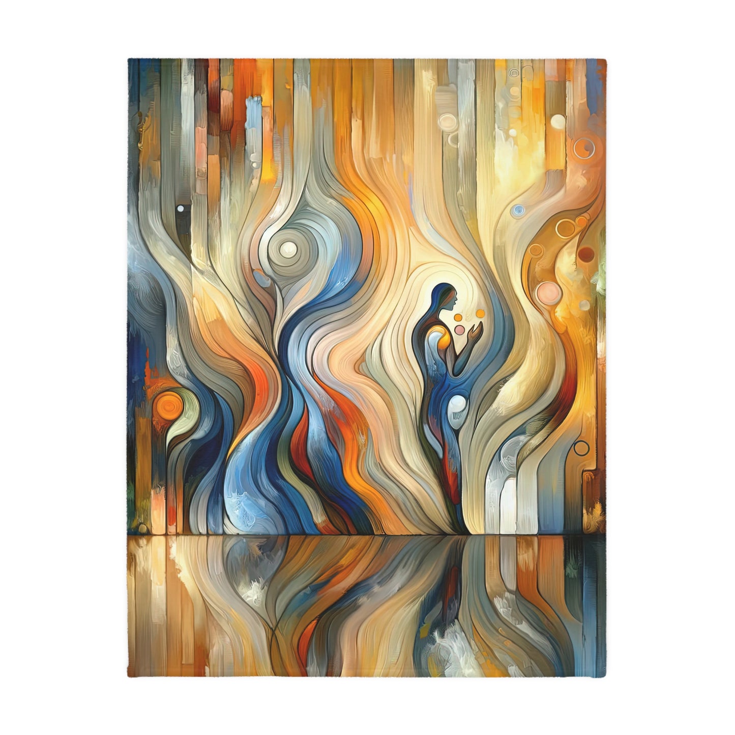 Self Embrace Benevolence Velveteen Microfiber Blanket (Two-sided print)