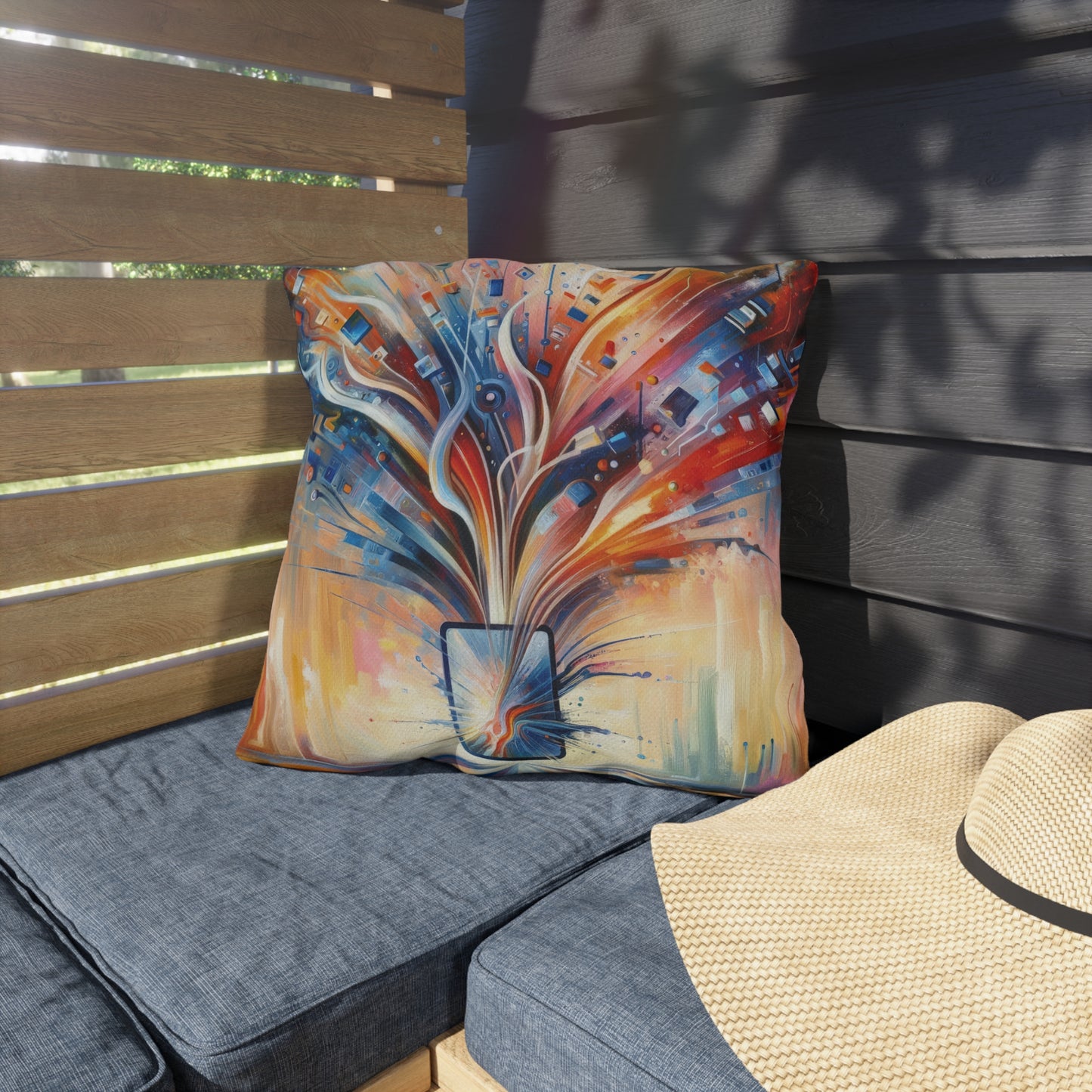 Empowerment Through Technology Outdoor Pillows
