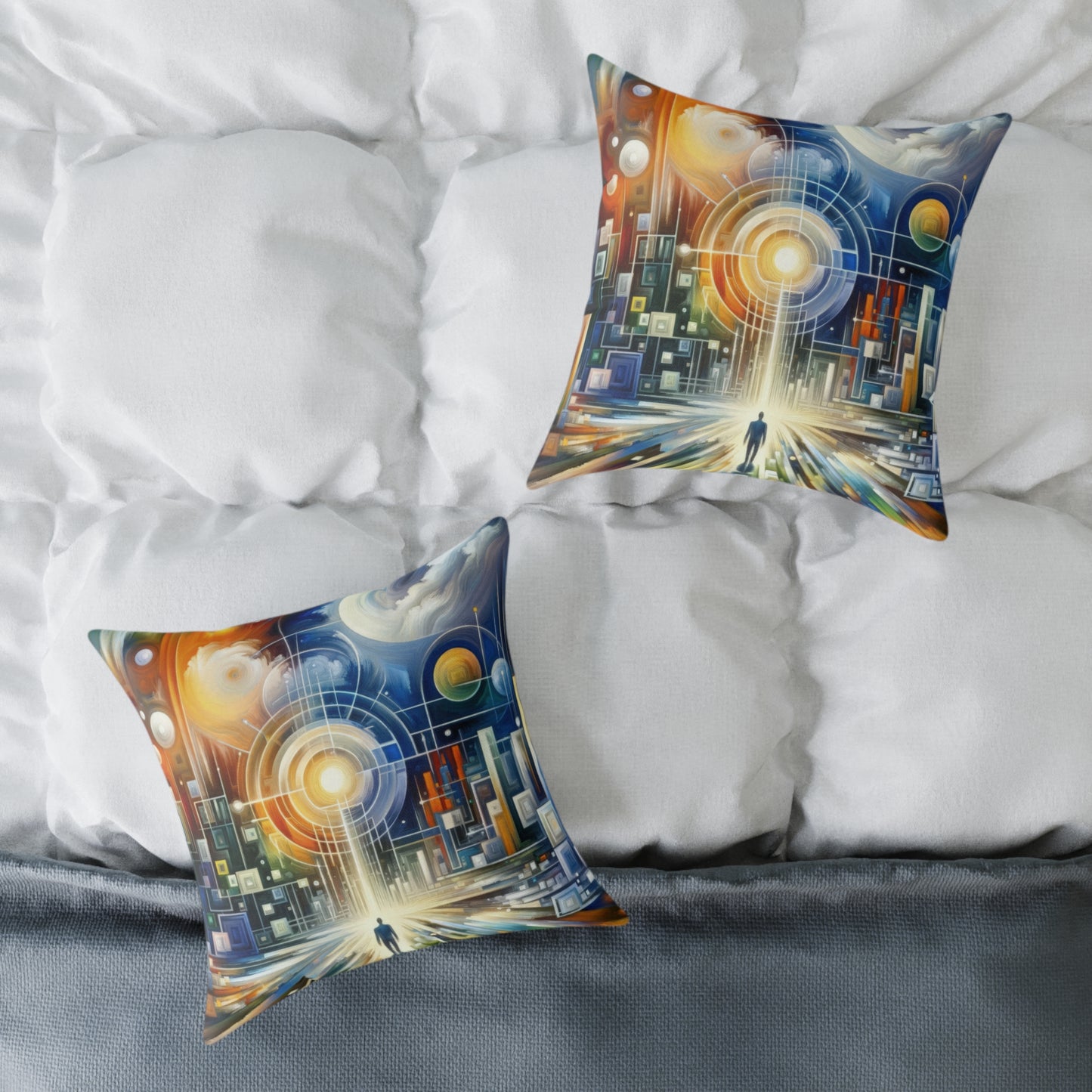 Mindful Megabyte Convergence Spun Polyester Pillow