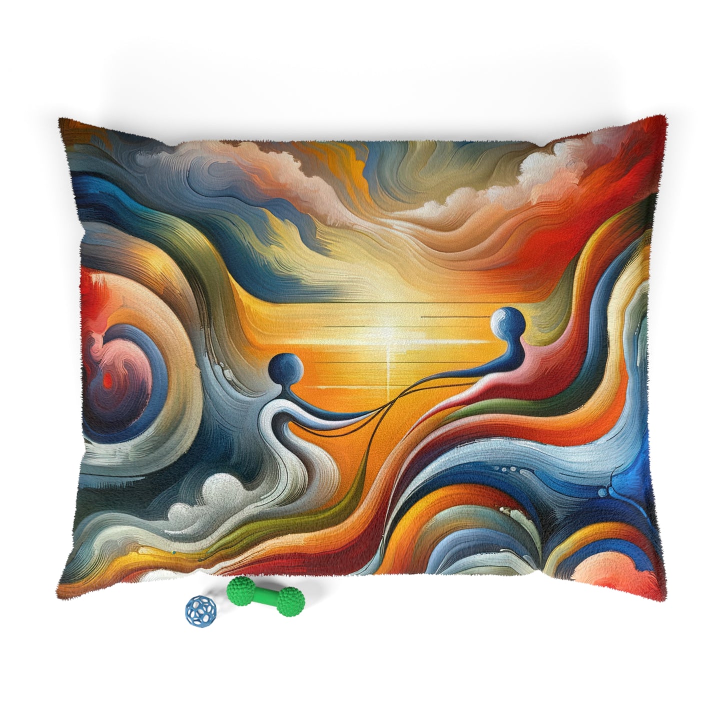 Empathetic Lifeline Abstract Pet Bed