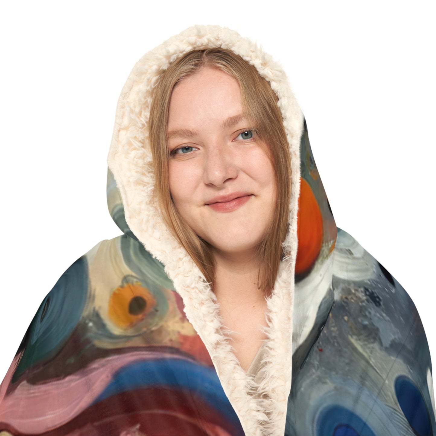 Unity Duality Abstraction Snuggle Blanket