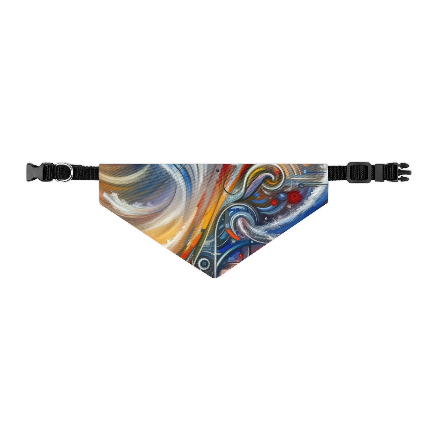 Interconnectivity Tachism Dynamics Pet Bandana Collar