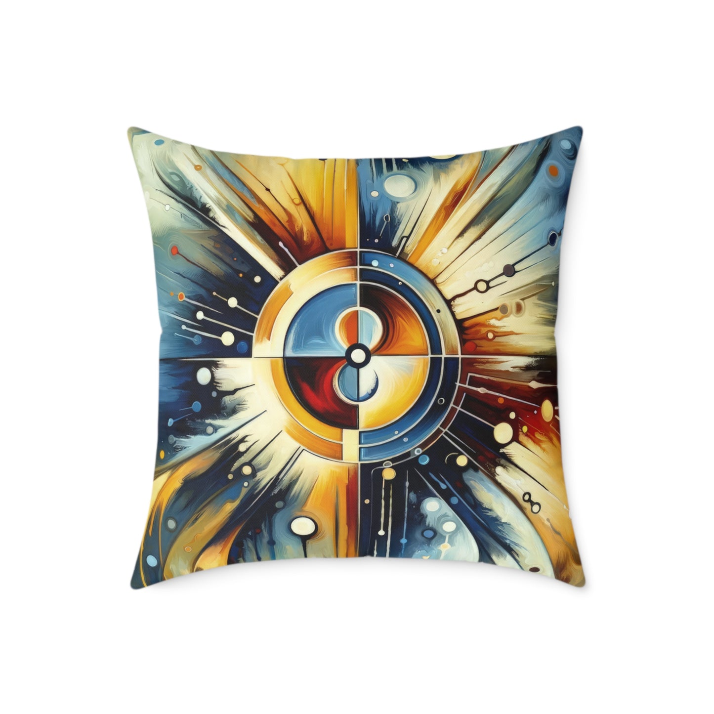 Compassionate Ethical Guidance Spun Polyester Pillow