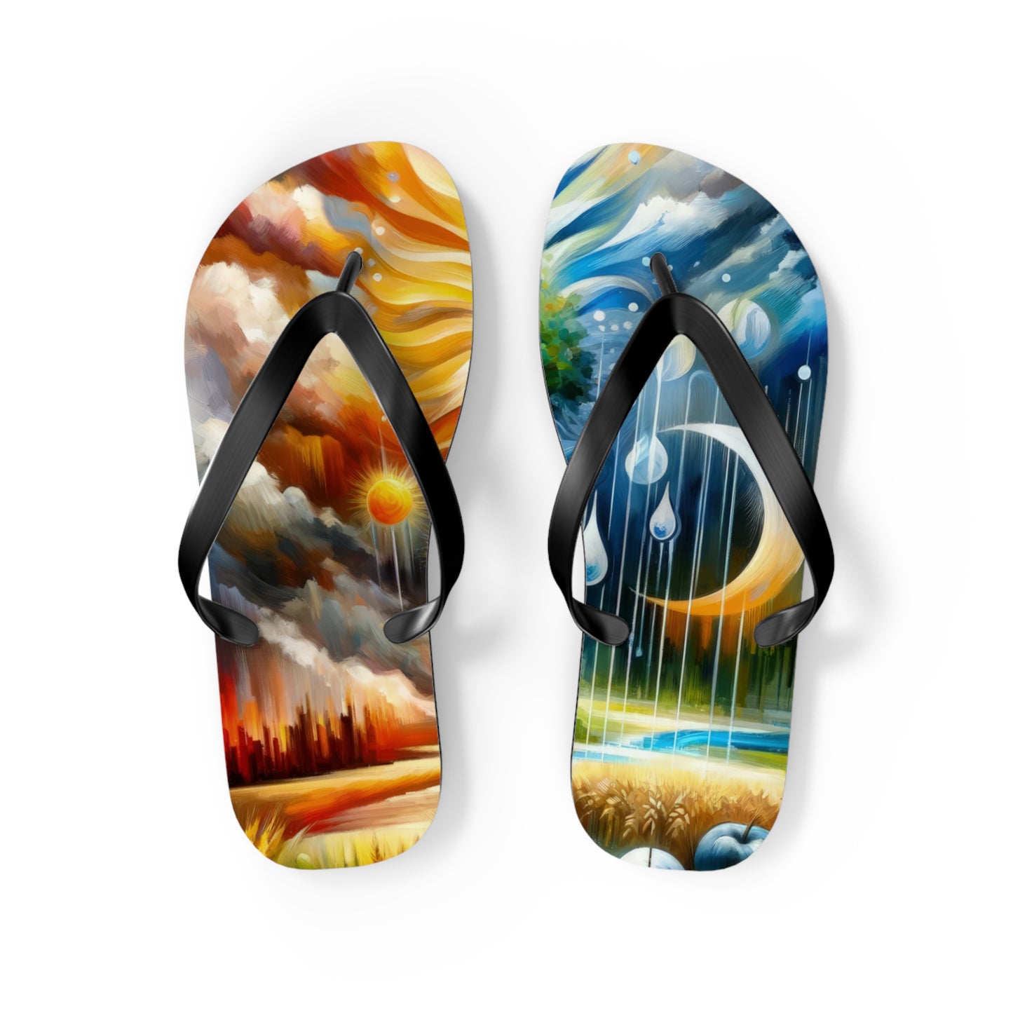 Sunshine Harvest Journey Flip Flops
