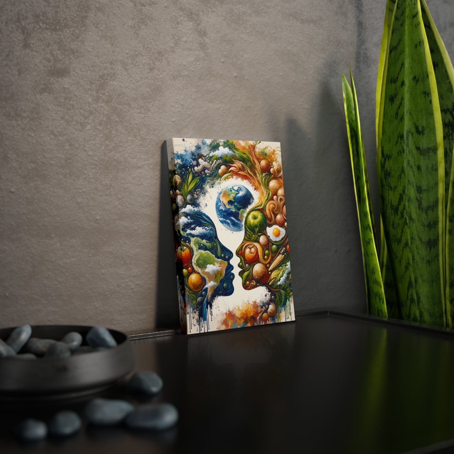 Earthly Dialogue Feast Canvas Photo Tile