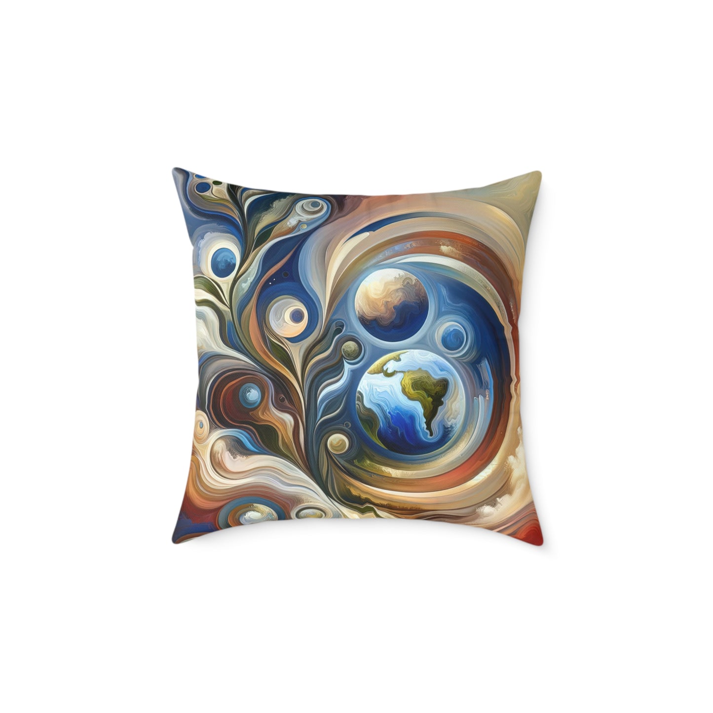 Esoteric Nurturing Gaia Spun Polyester Pillow