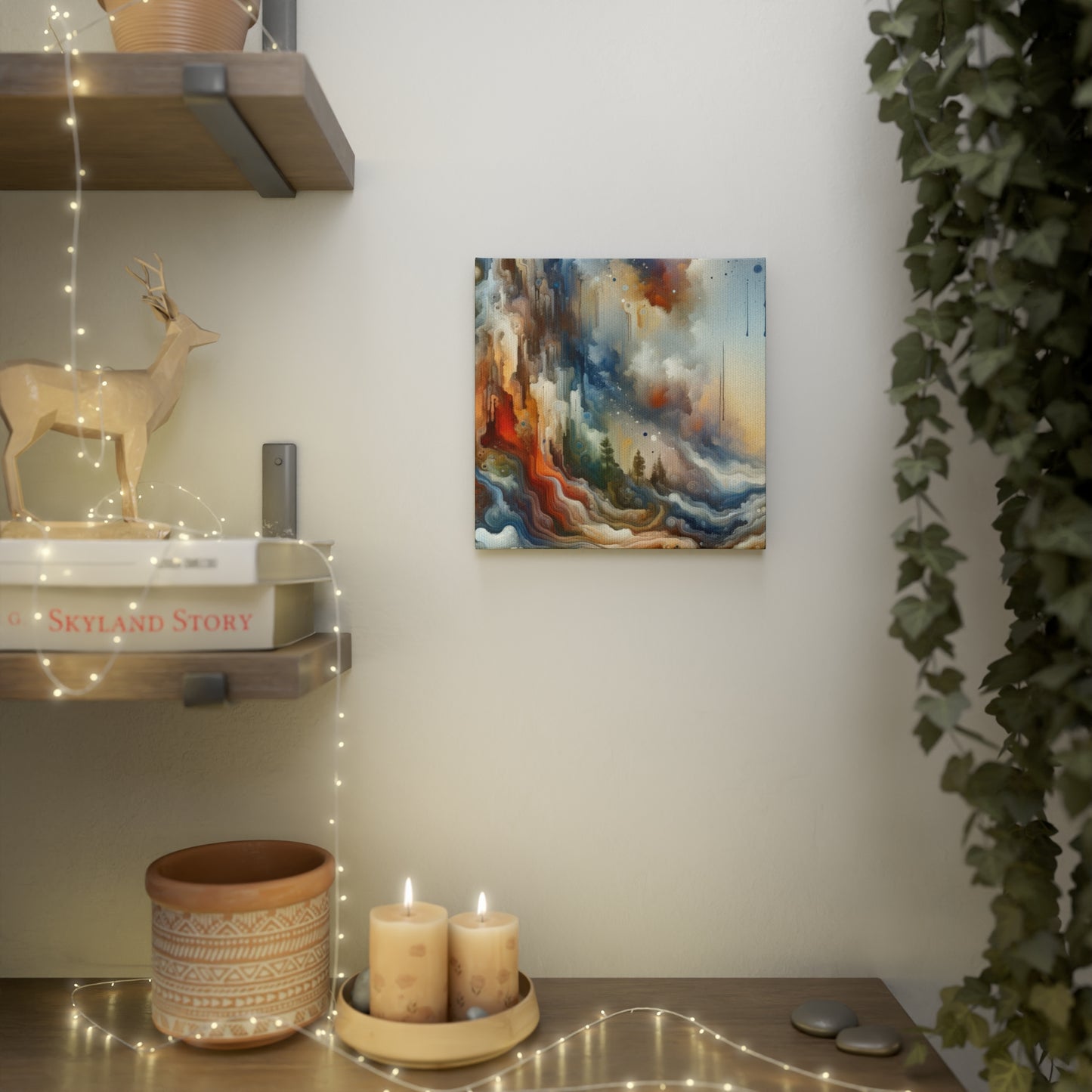 Inner Journey Abstract Canvas Photo Tile