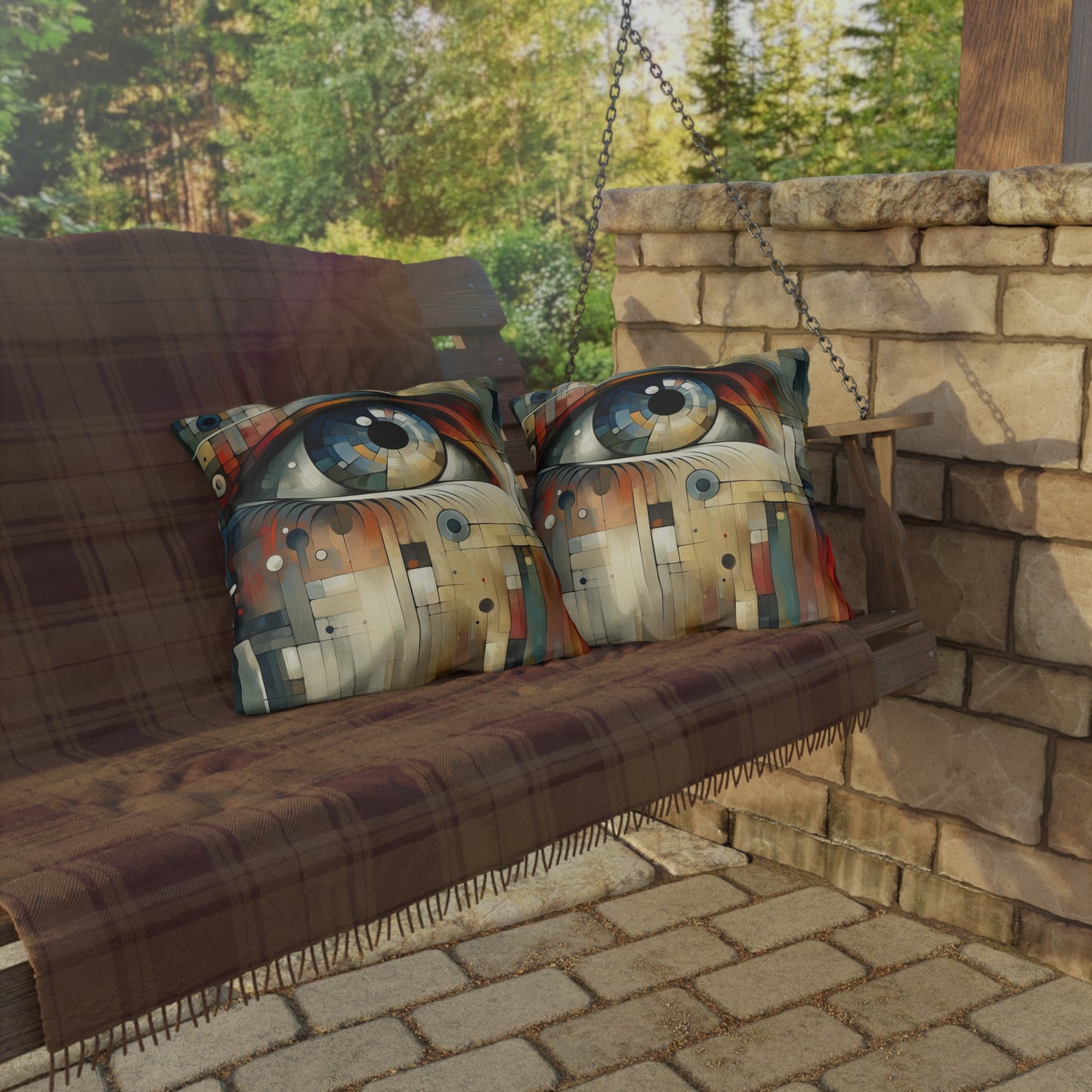 Focused Vision Quest Outdoor Pillows