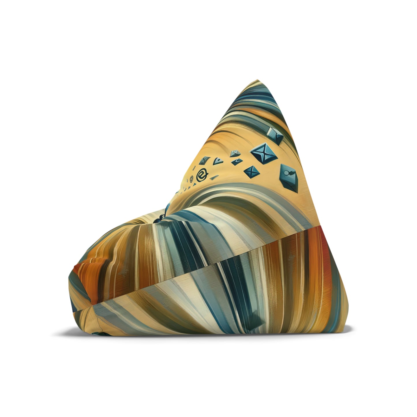 Meditative Commute Flow Bean Bag Chair Cover