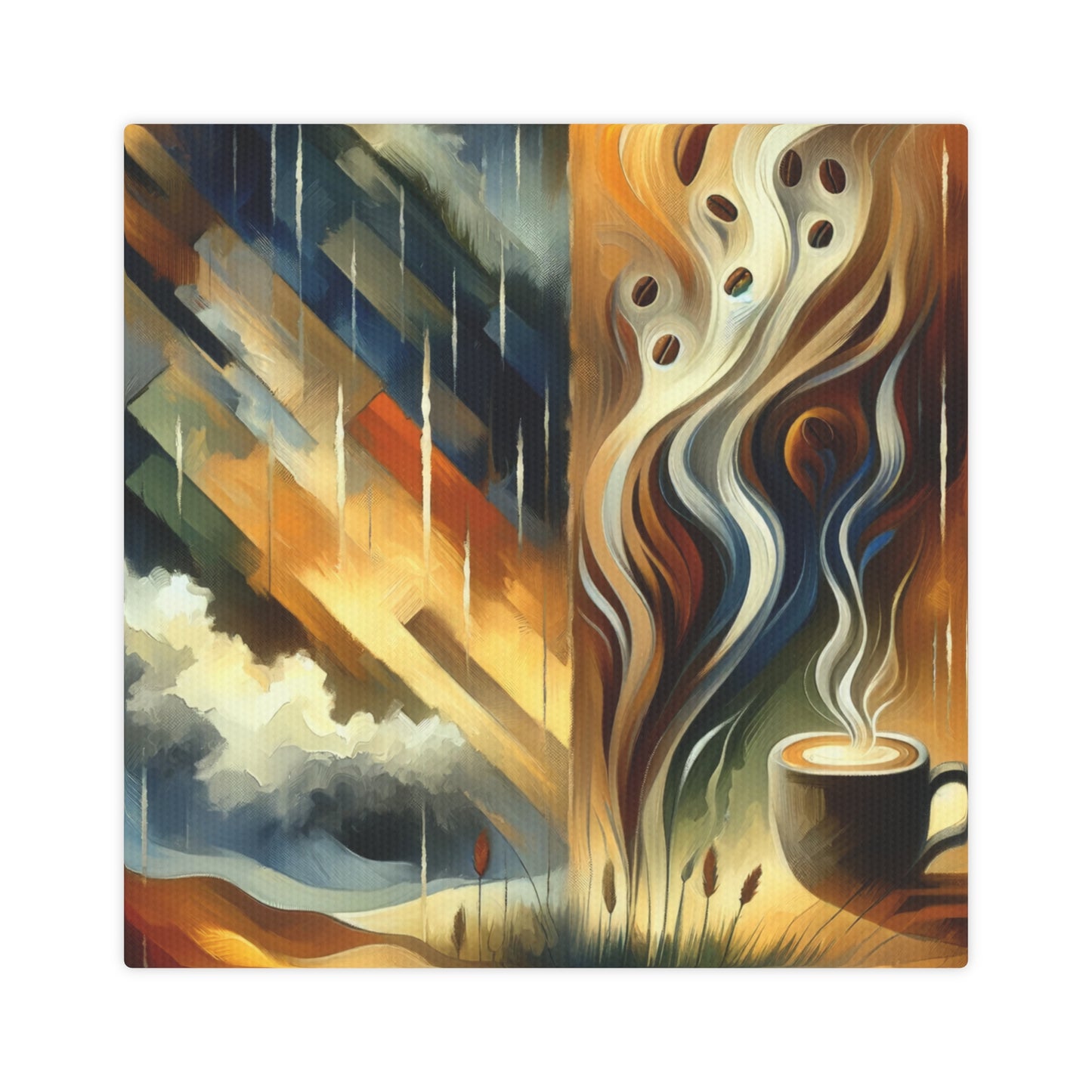 Aromatic Earth Encounter Canvas Photo Tile