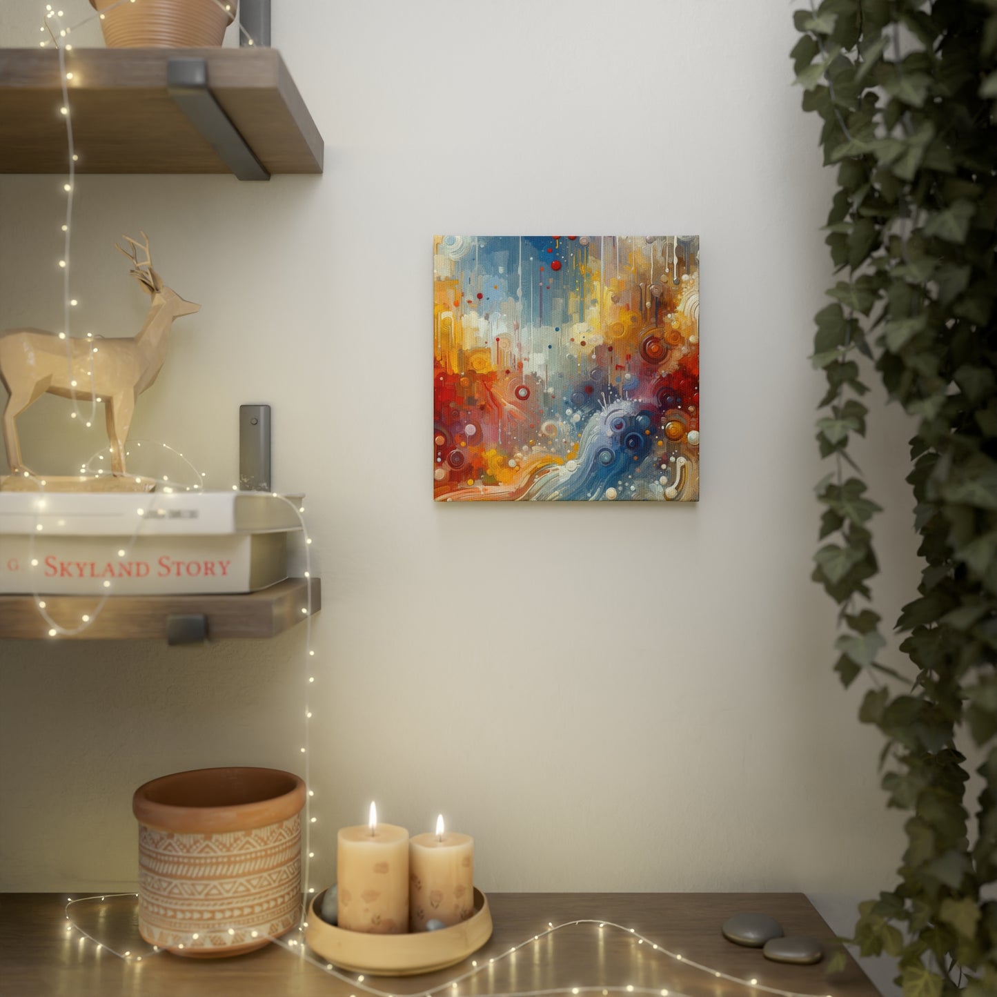 Joyous Effortless Exhale Canvas Photo Tile