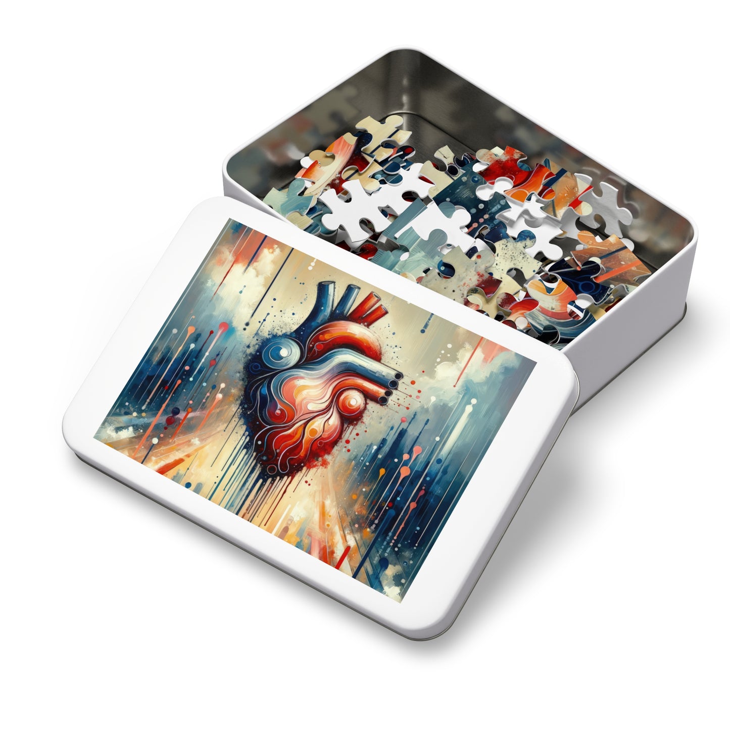 Rhythmic Heart Harmony Jigsaw Puzzle (30, 110, 252, 500,1000-Piece)