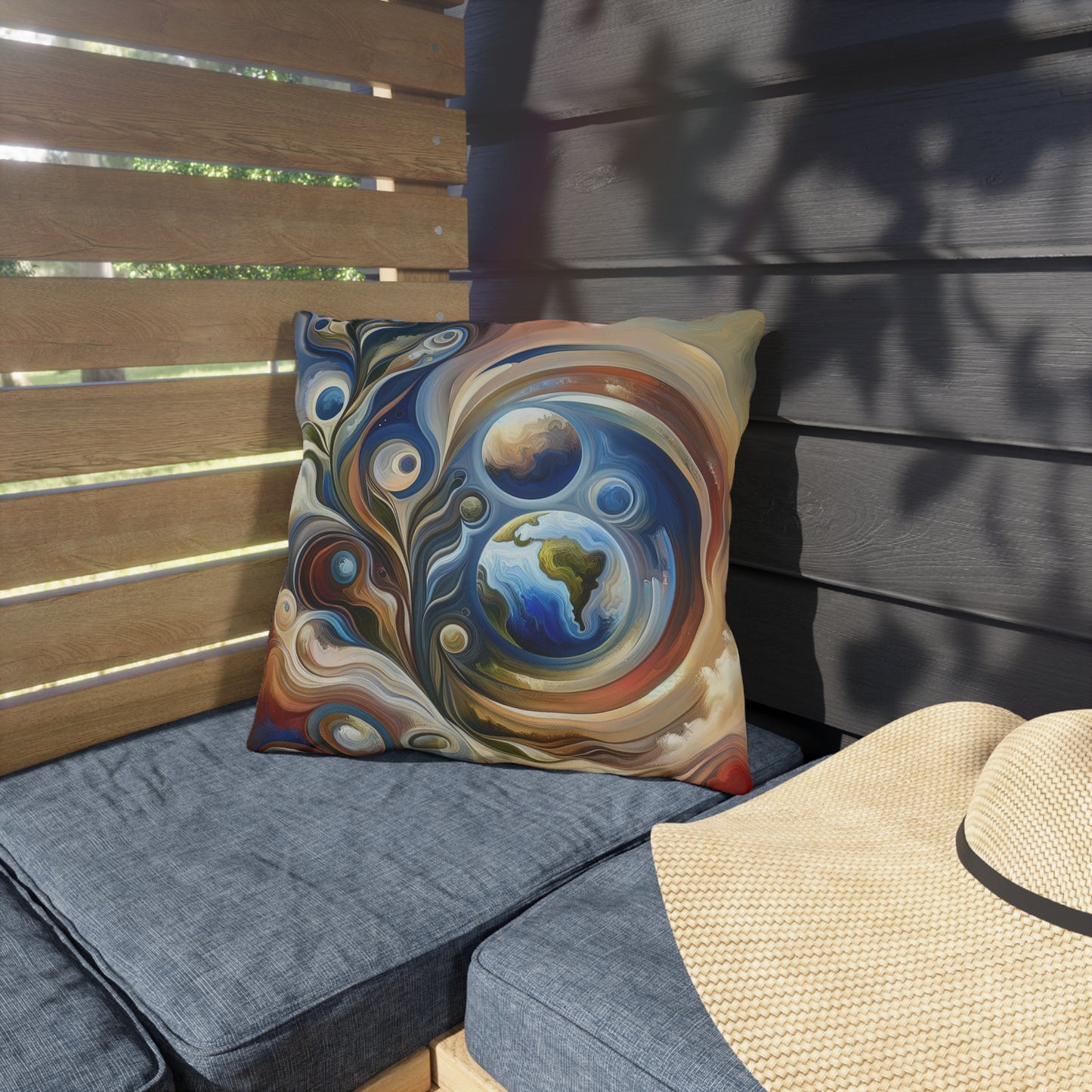 Esoteric Nurturing Gaia Outdoor Pillows