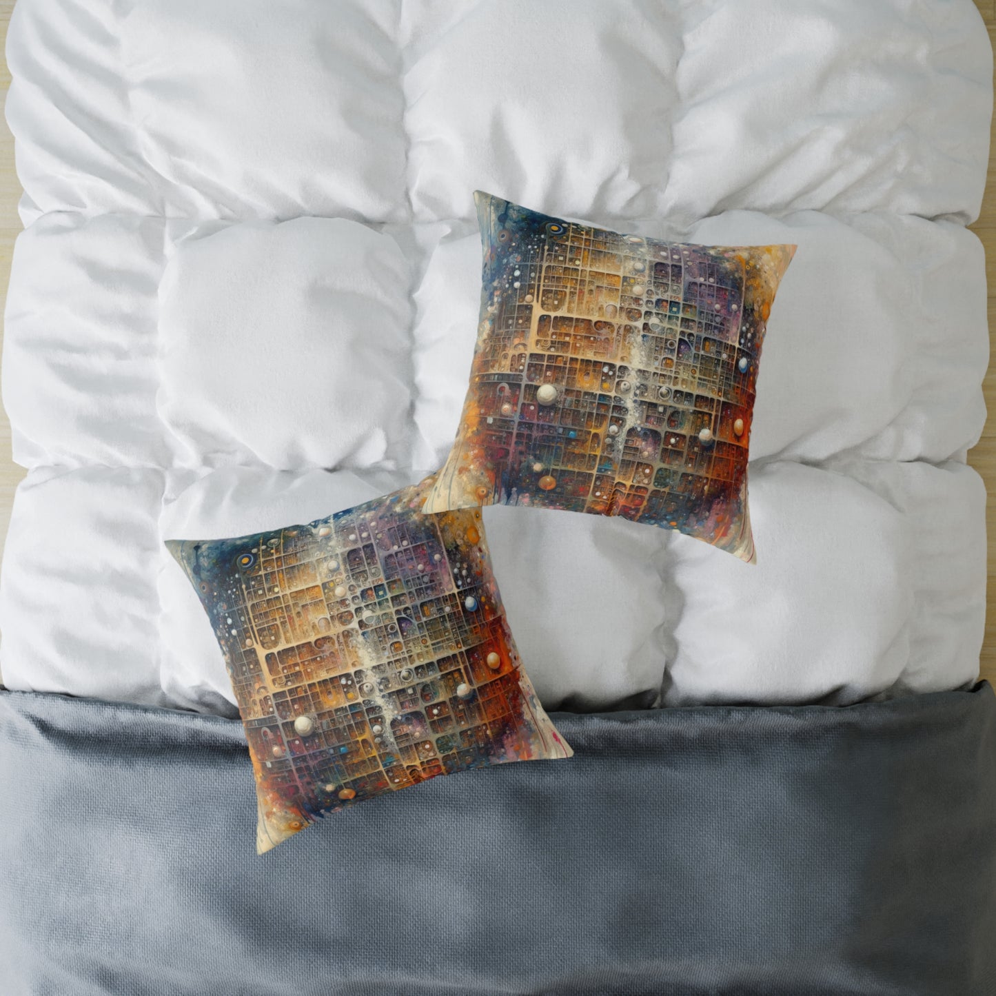 Integral Harmony Existence Spun Polyester Pillow