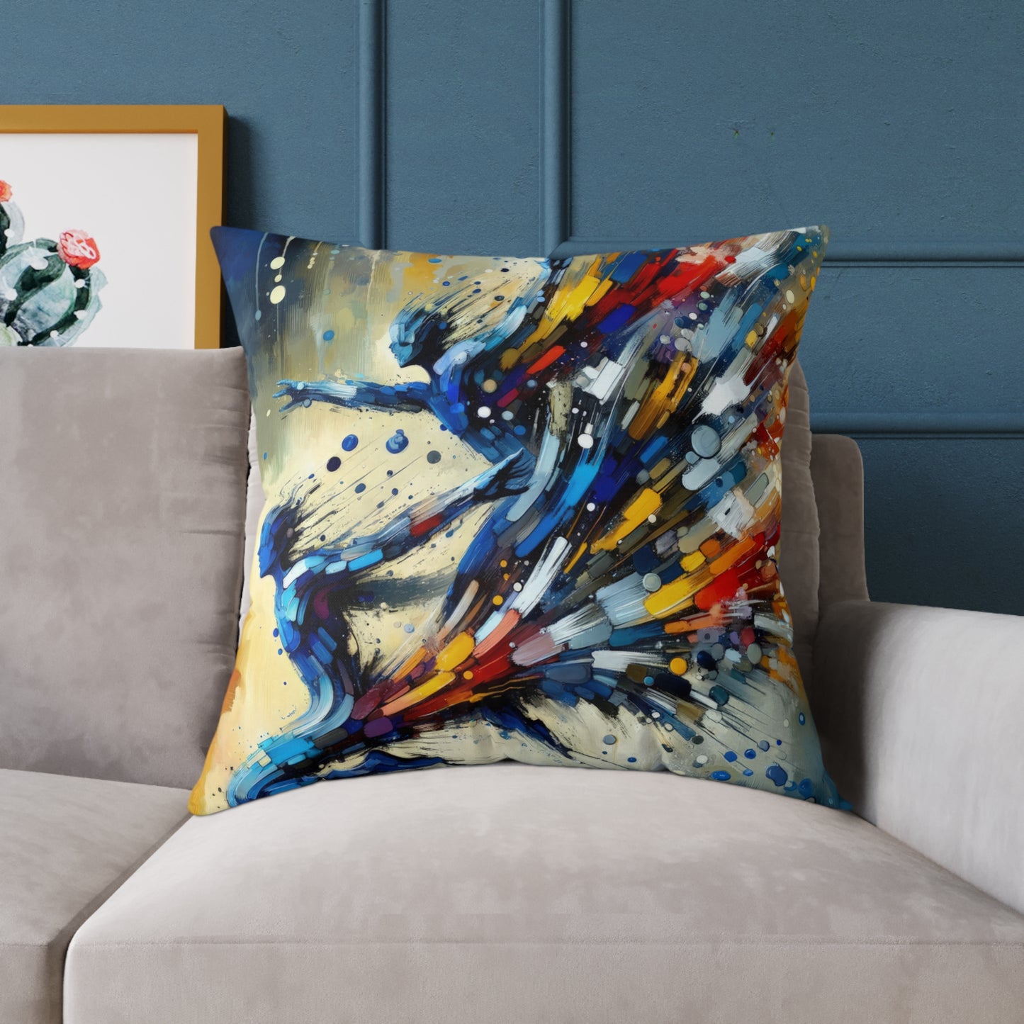Empowering Mastery Cascade Spun Polyester Pillow