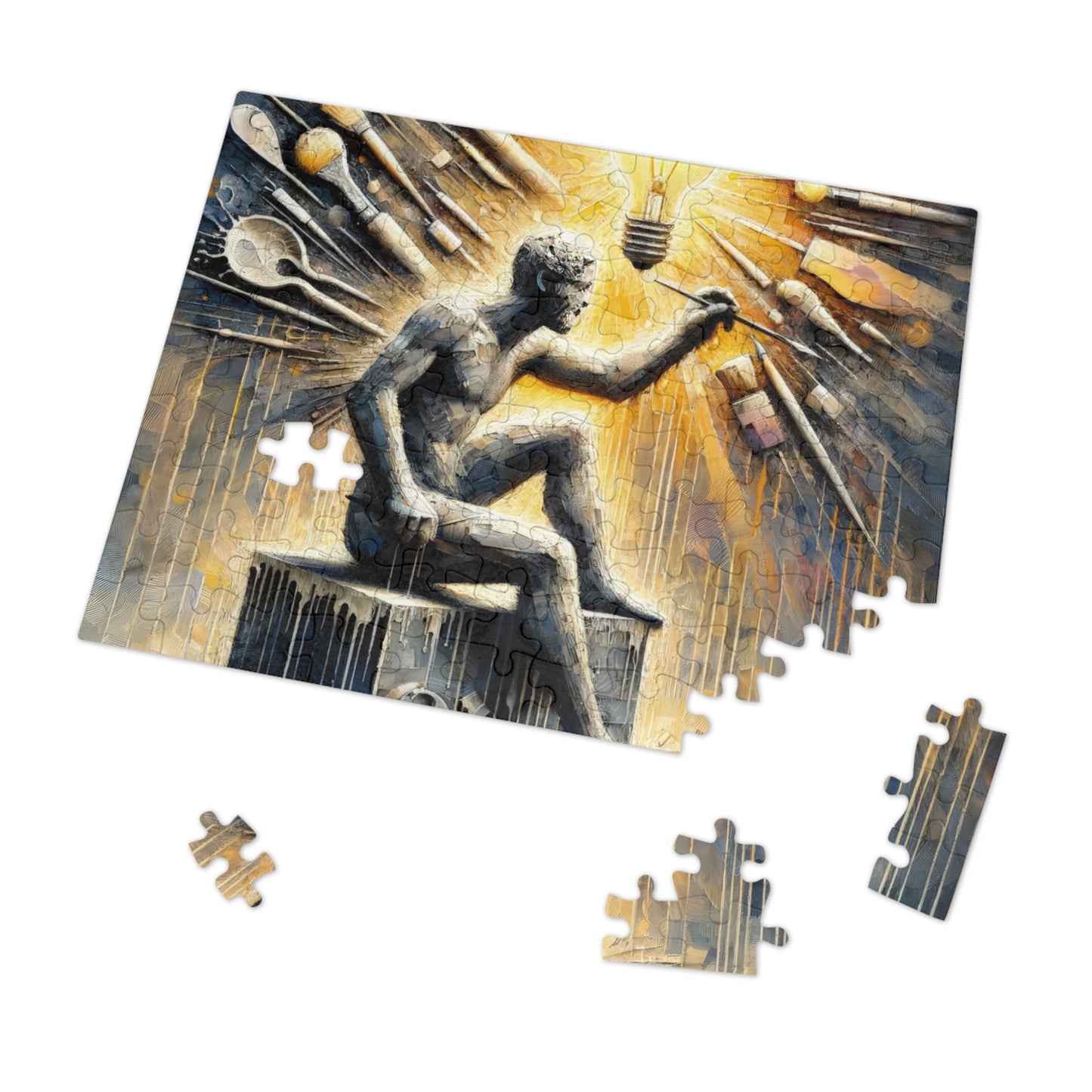 Idea Sculptor Genesis Jigsaw Puzzle (30, 110, 252, 500,1000-Piece)