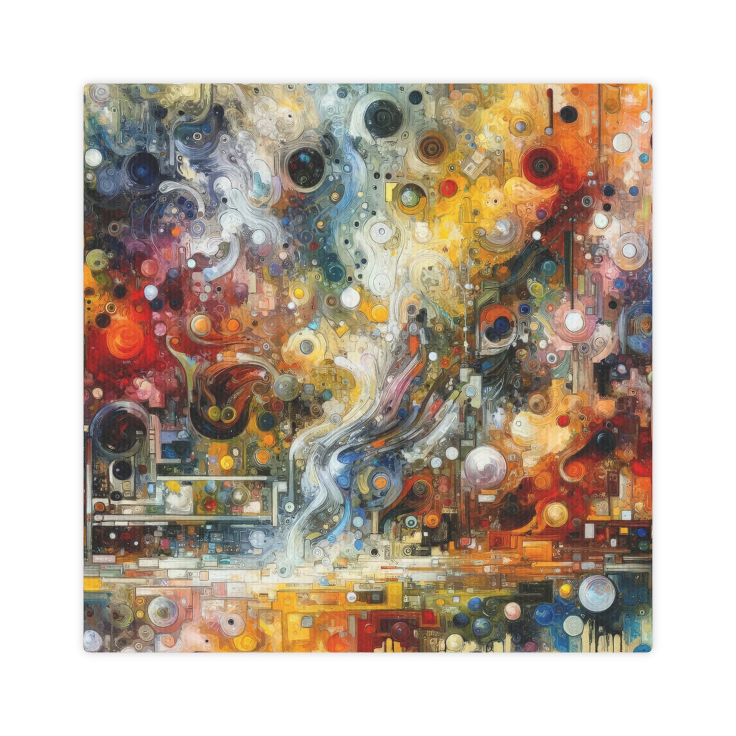 Perception Mosaic Abstract Canvas Photo Tile