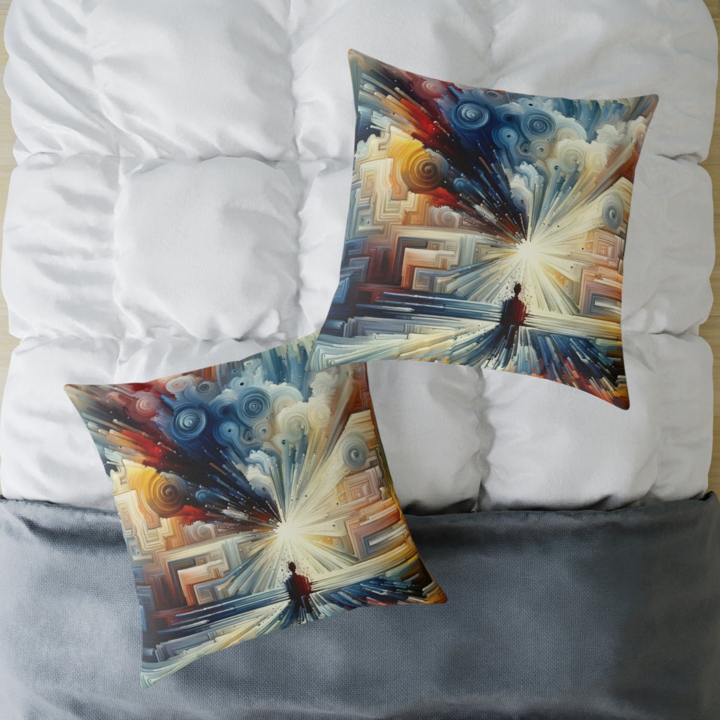 Memory Labyrinth Focus Spun Polyester Pillow