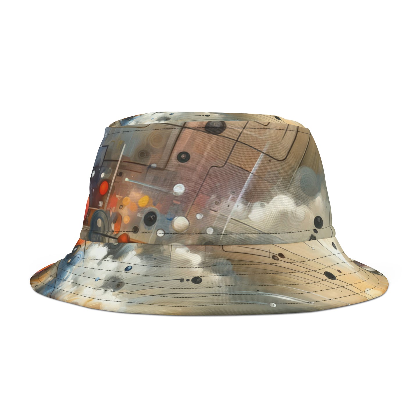 Abstract Mechanical Harmony Bucket Hat (AOP)