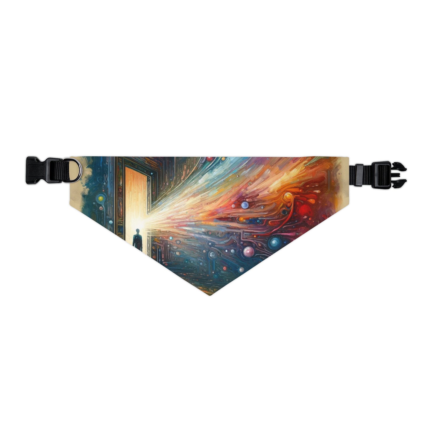 Mirror Wholeness Tachism Pet Bandana Collar