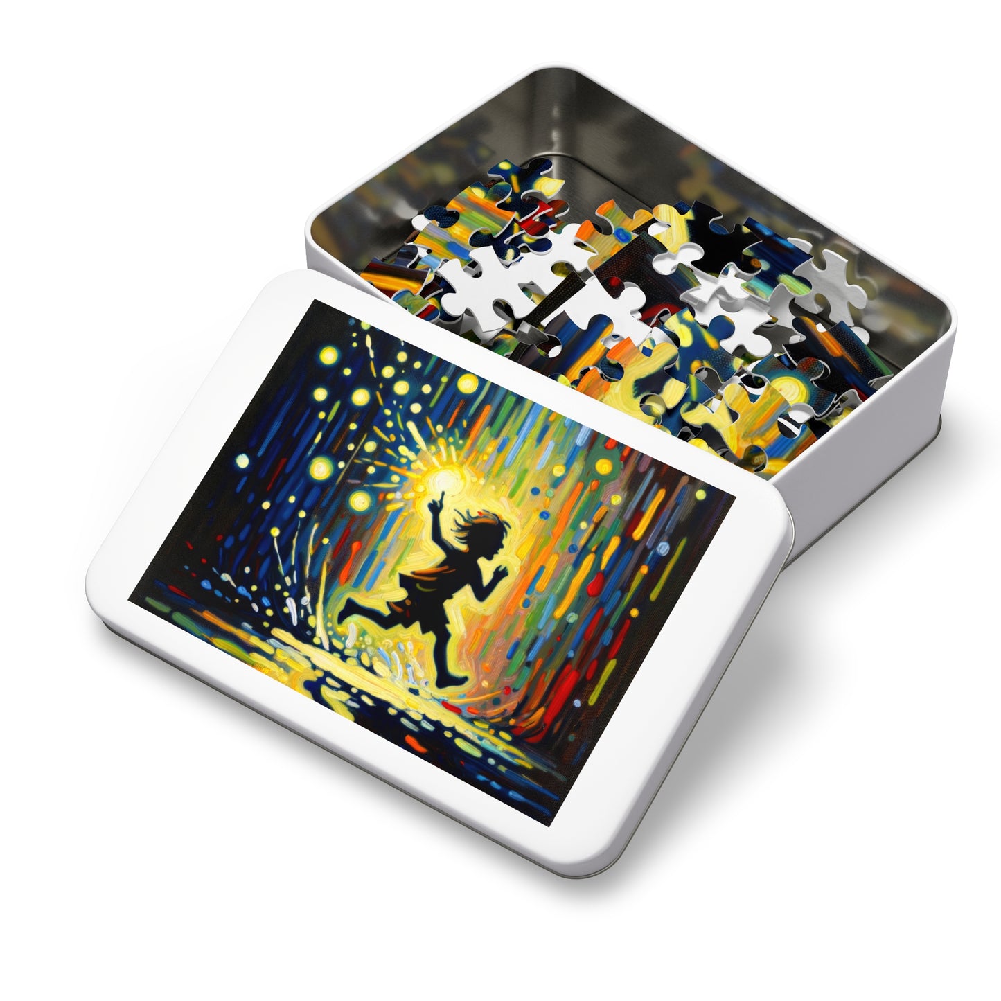 Child Firefly Chase Jigsaw Puzzle (30, 110, 252, 500,1000-Piece)