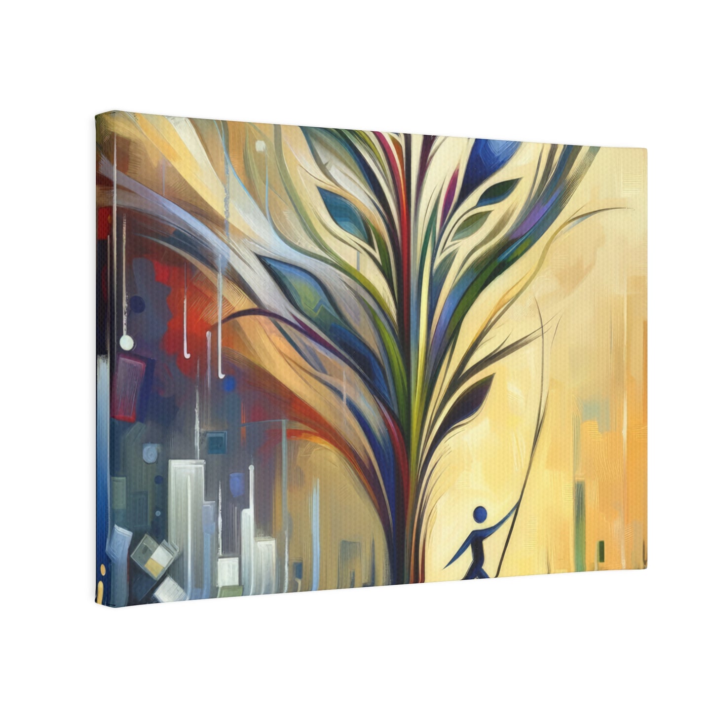 Pruning Distraction Tachism Canvas Photo Tile