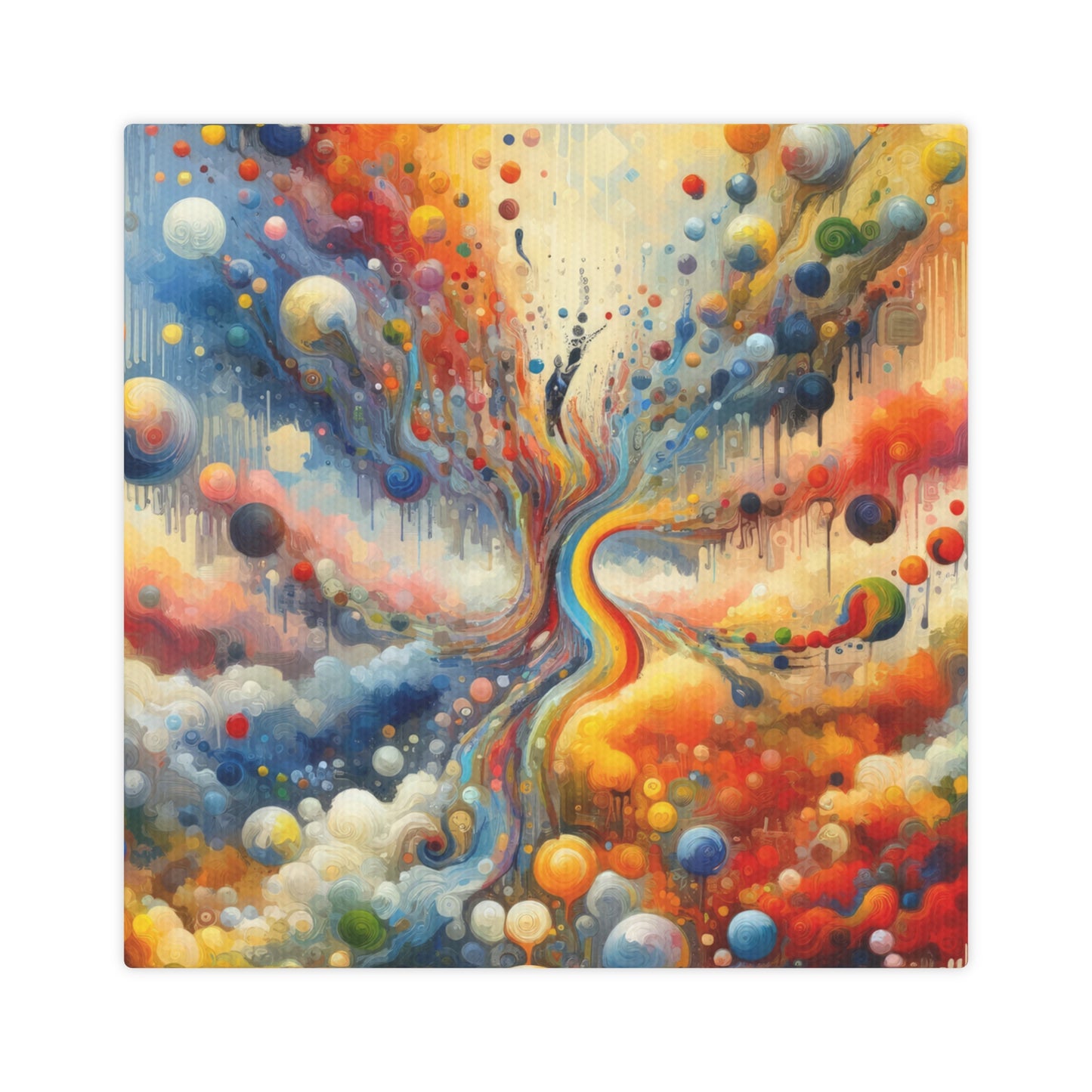 Choices Tachism Canvas Canvas Photo Tile