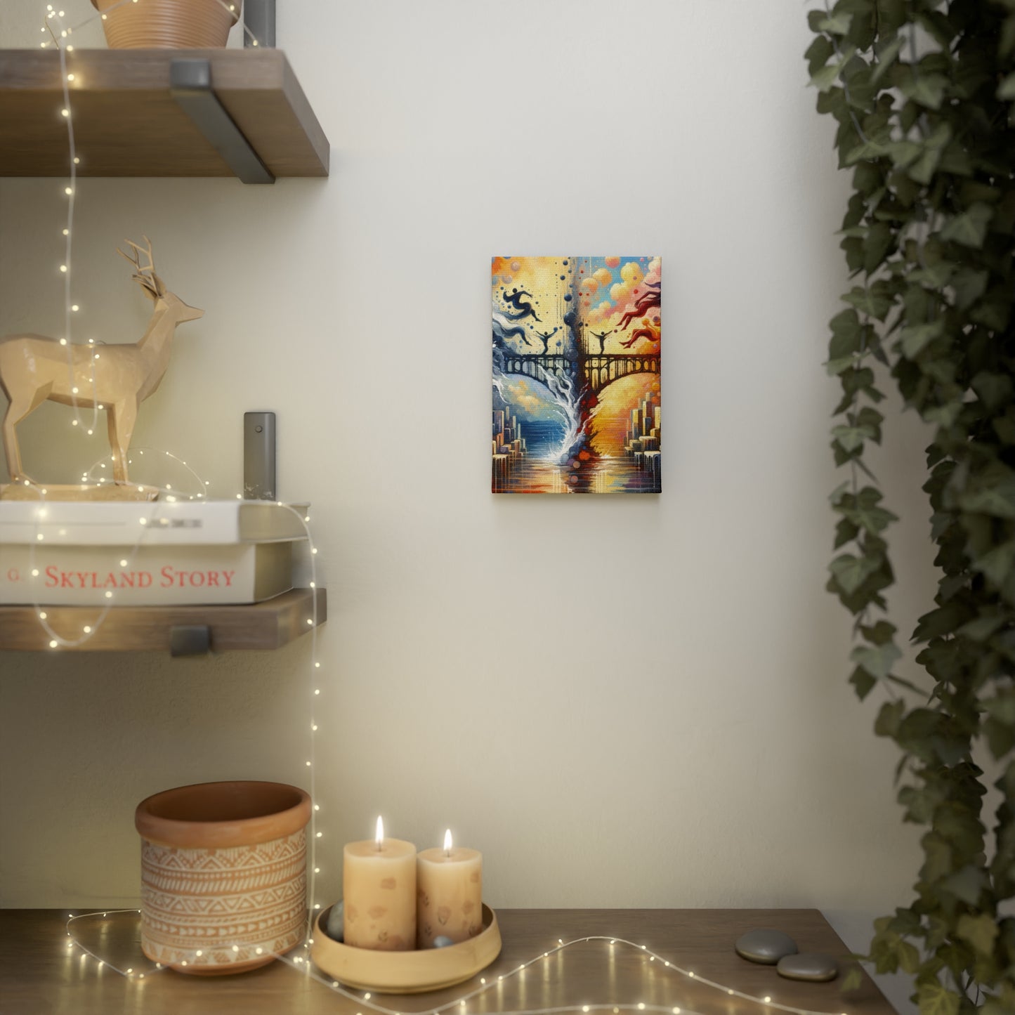 Faithful Diving Bridges Canvas Photo Tile