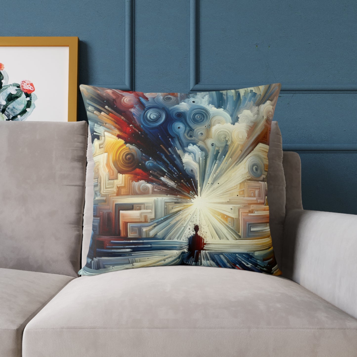 Memory Labyrinth Focus Spun Polyester Pillow