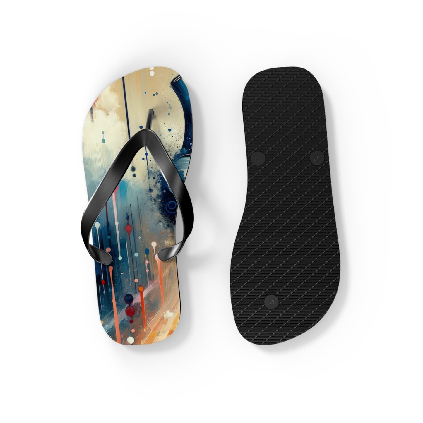 Rhythmic Heart Harmony Flip Flops