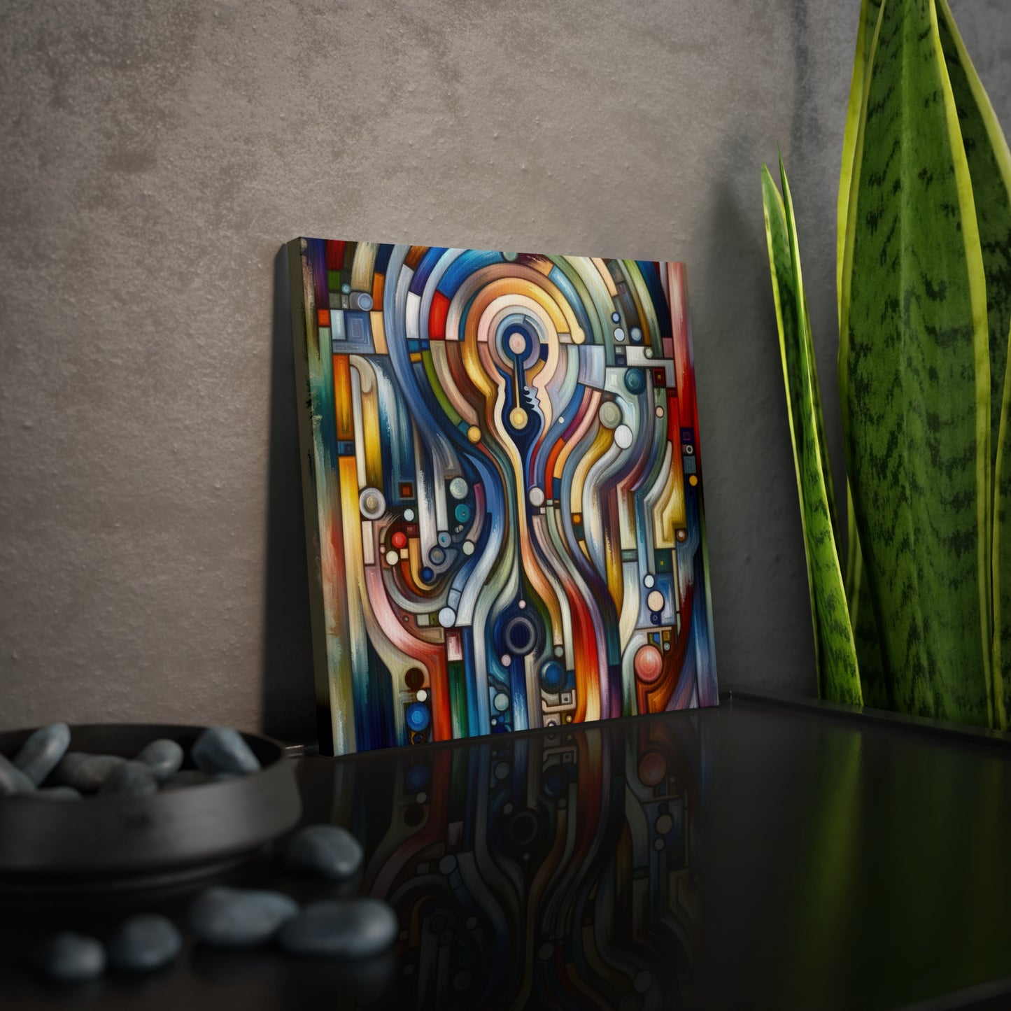 Embracing Faceted Unity Canvas Photo Tile