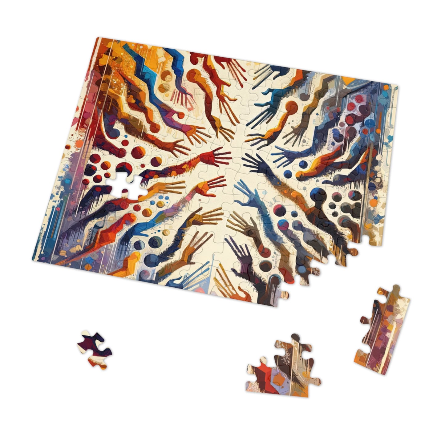 Architects Wisdom Tachism Jigsaw Puzzle (30, 110, 252, 500,1000-Piece)