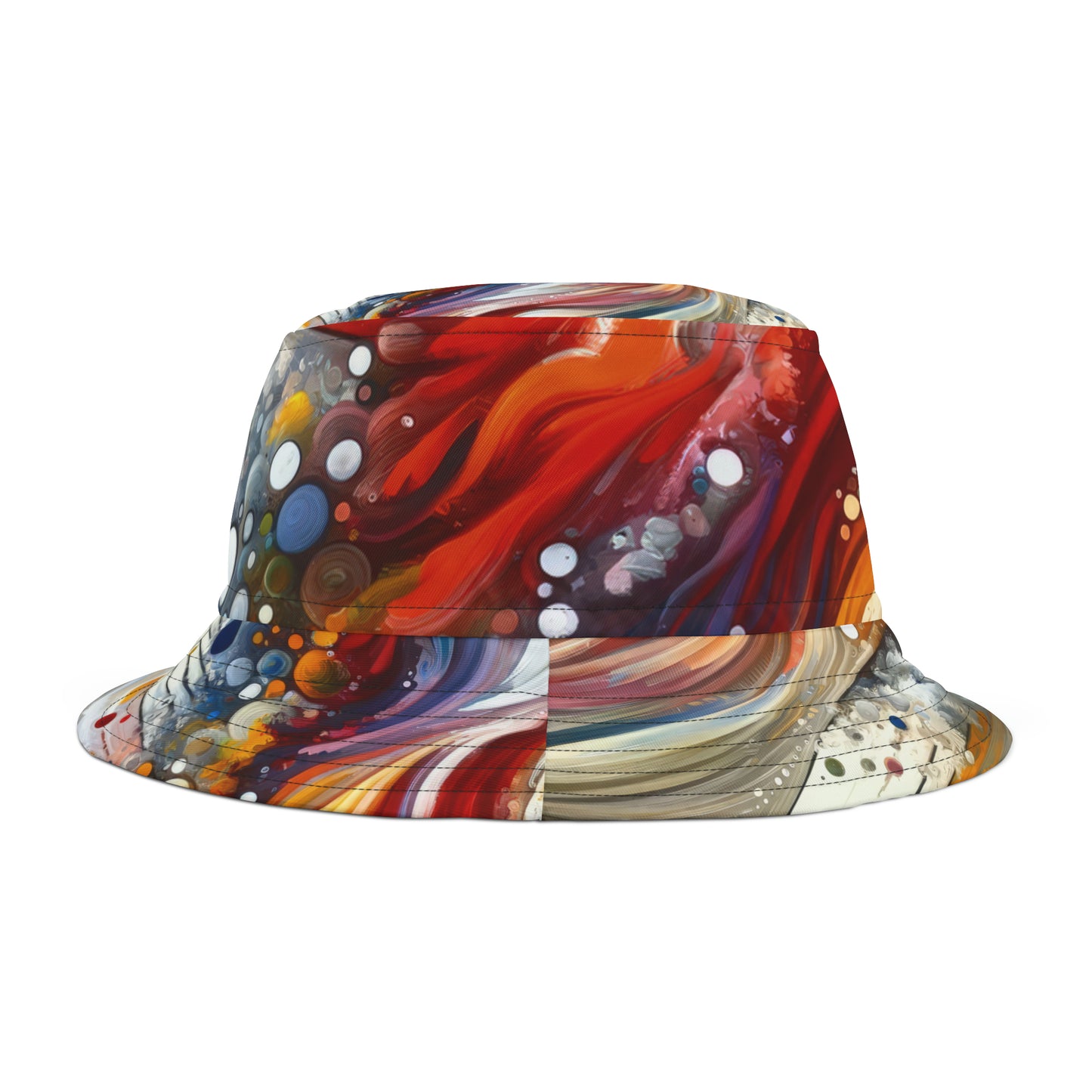 Harmonic Swirl Elegance Bucket Hat (AOP)