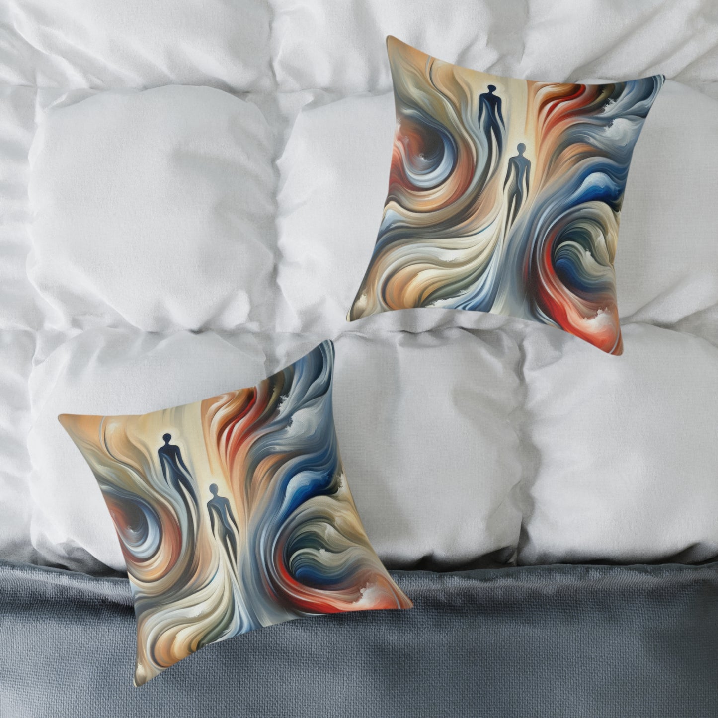 Silent Journey Recognition Spun Polyester Pillow