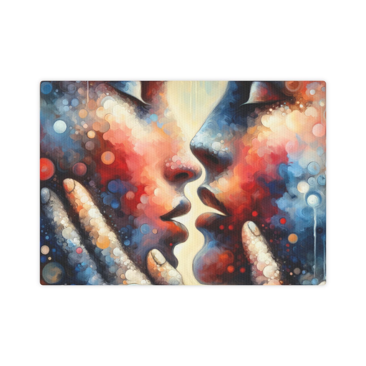 Dialogue Trust Tachism Canvas Photo Tile