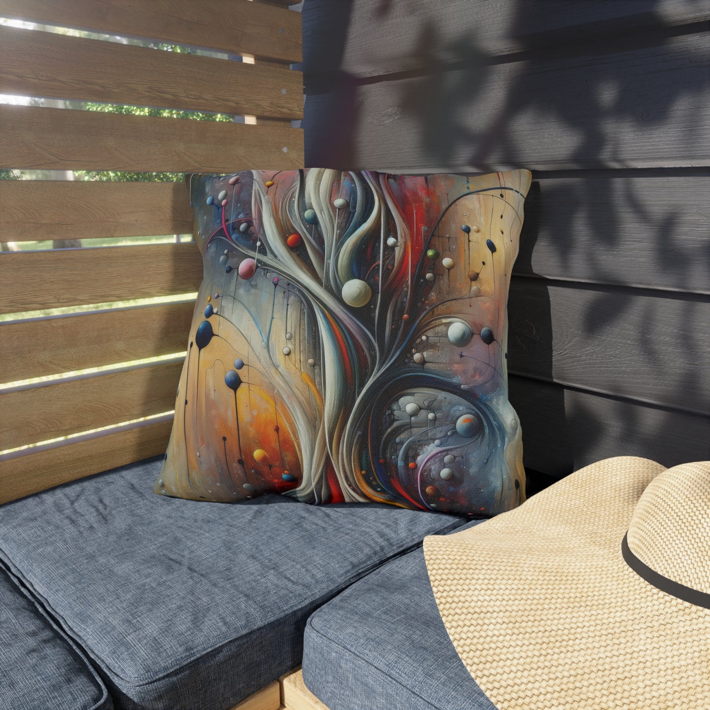 Invisible Threads Influence Outdoor Pillows