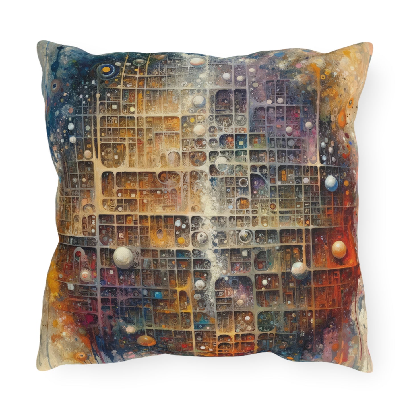 Integral Harmony Existence Outdoor Pillows