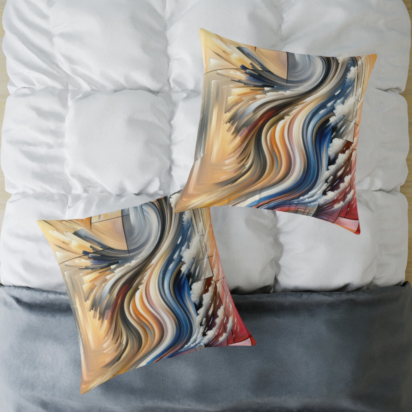 Model Dynamic Transition Spun Polyester Pillow