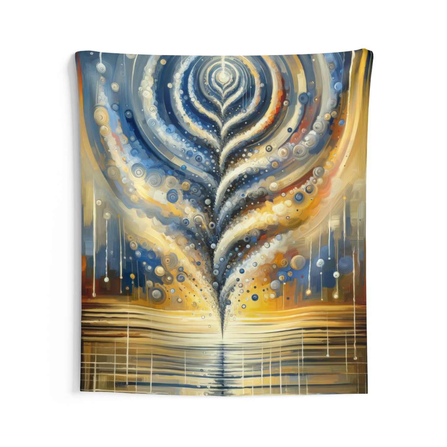 Ripple Effect Abstraction Indoor Wall Tapestries